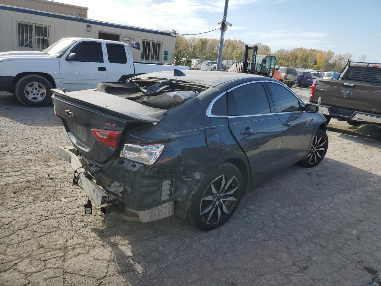 2021 Chevrolet Malibu VIN 1G1ZG5ST0MS041943 Copart auction photo, rear end damage thumbnail 3