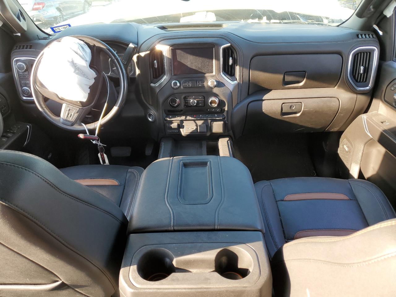 2022 GMC Sierra VIN 1GT49PEY6NF143909 Copart auction photo, front end / minor dent/scratches damage thumbnail 8