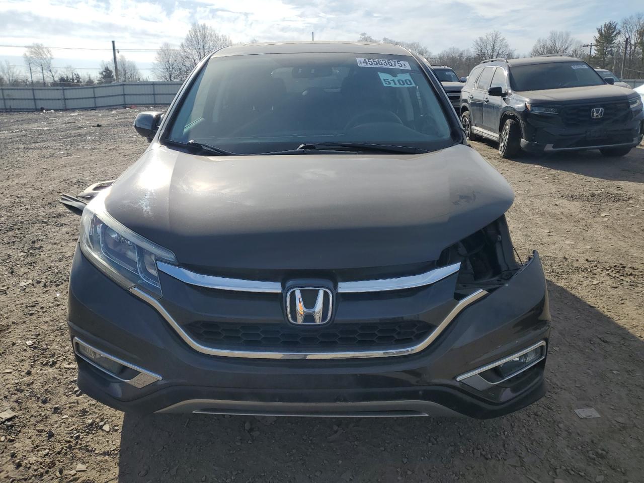 2015 Honda CR-V VIN 2HKRM4H54FH692567 Copart auction photo, side damage thumbnail 5