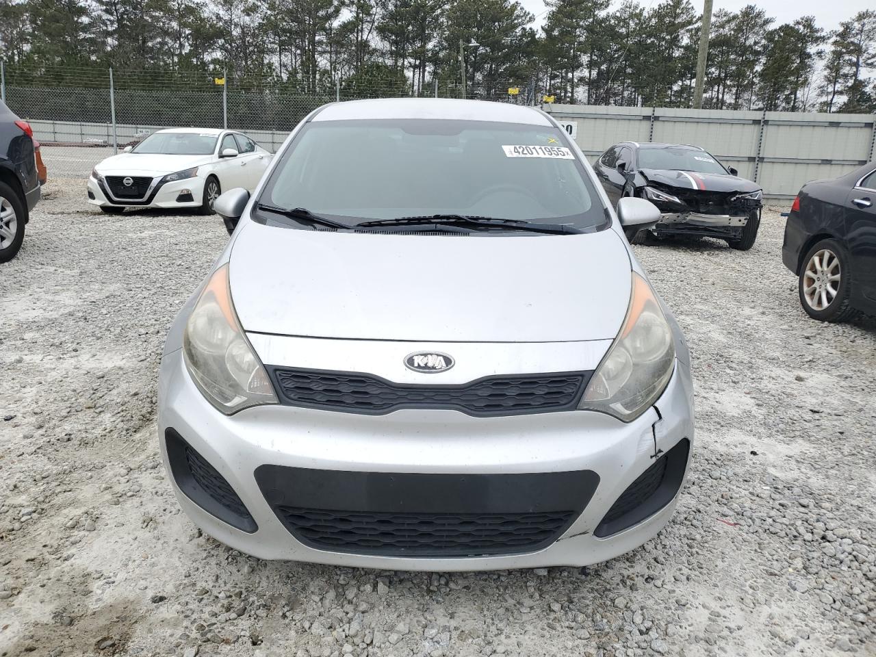 2012 KIA Rio VIN KNADM5A3XC6014854 Copart auction photo, mechanical / minor dent/scratches damage thumbnail 5