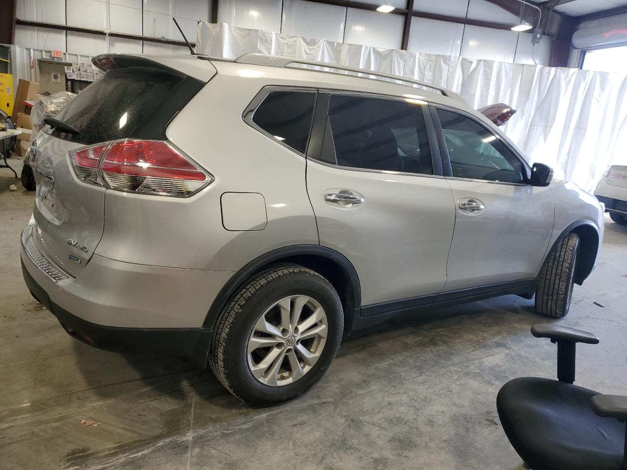 2014 Nissan Rogue VIN 5N1AT2MV3EC831541 Copart auction photo, rear end / minor dent/scratches damage thumbnail 3