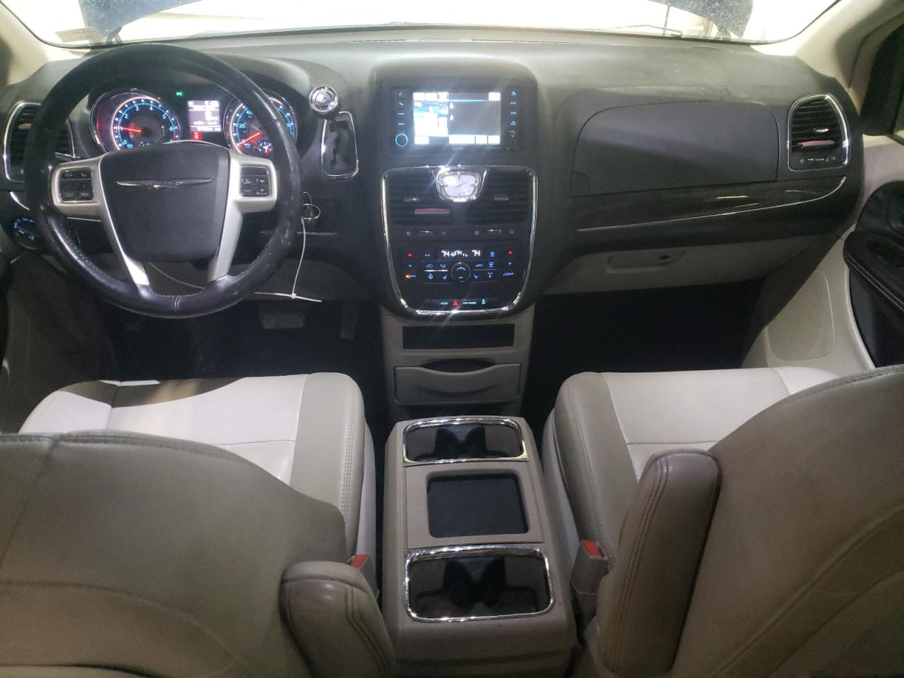 2015 Chrysler Town & Country VIN 2C4RC1BGXFR521305 Copart auction photo, front end / undercarriage damage thumbnail 8
