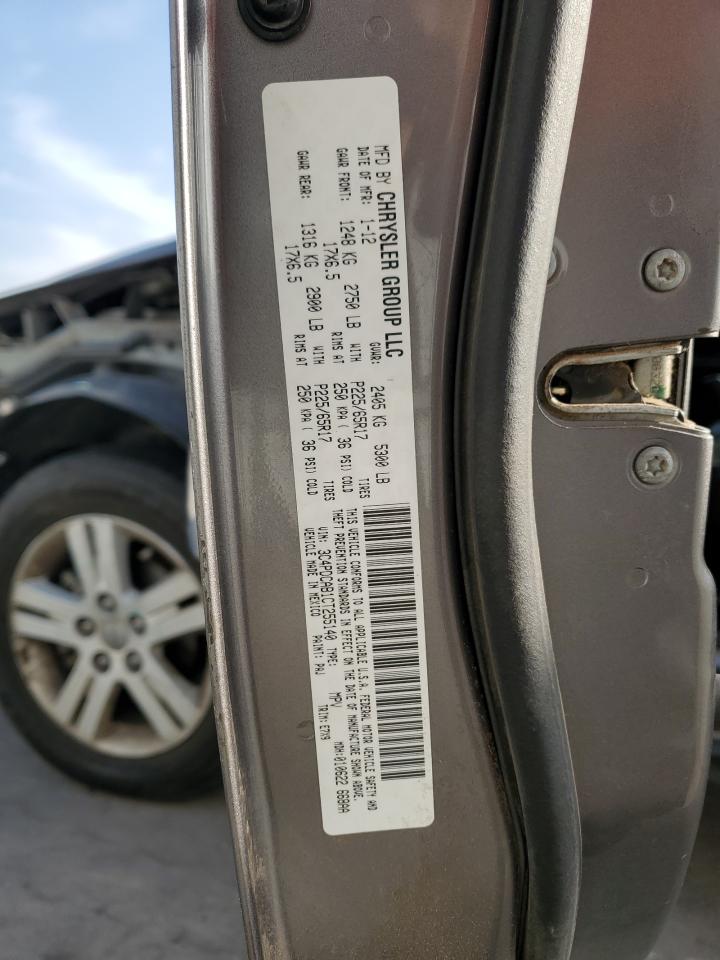 2012 Dodge Journey VIN 3C4PDCAB1CT255140 Copart auction photo, all over damage thumbnail 13