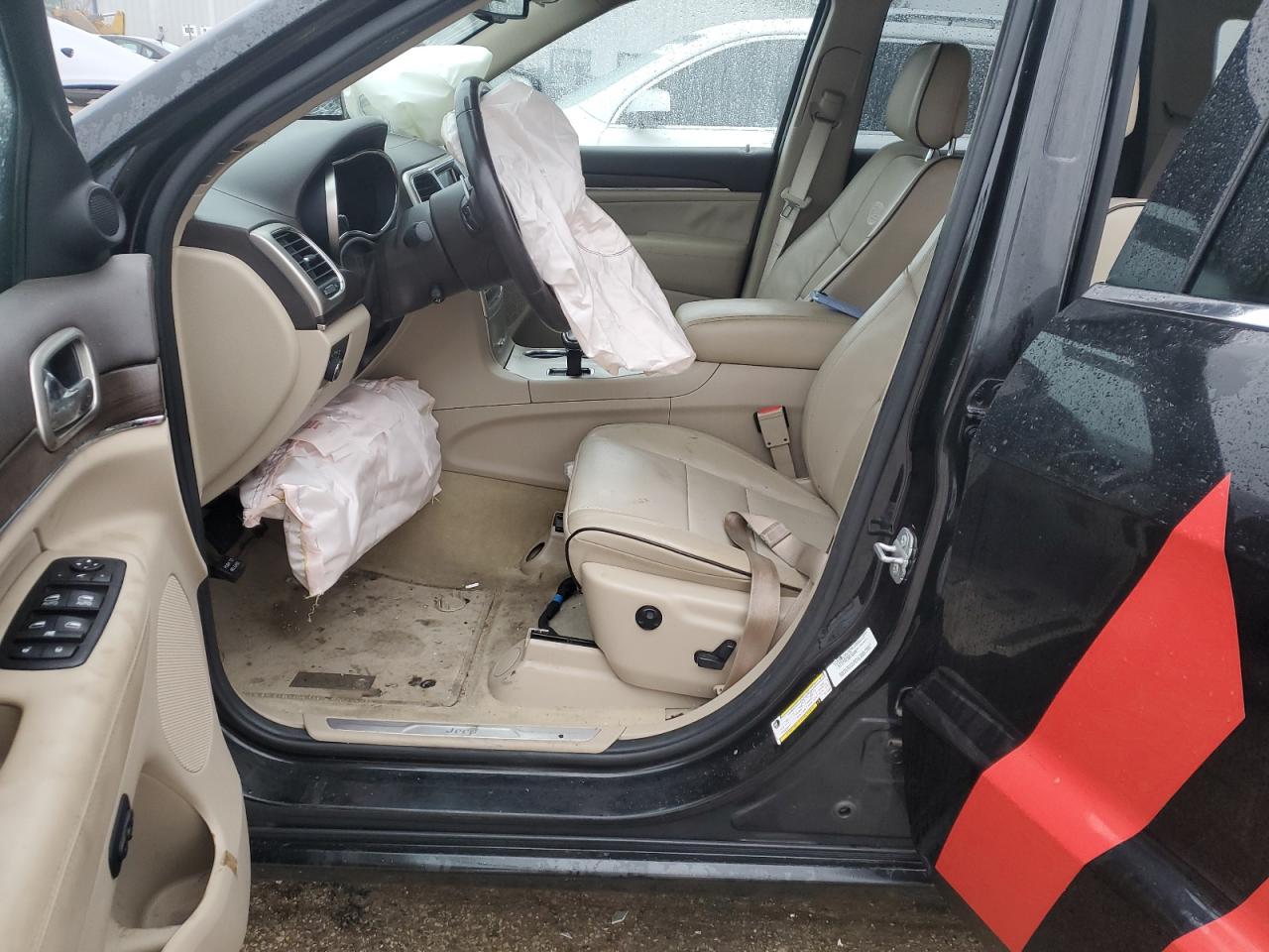 2014 Jeep Grand Cherokee VIN 1C4RJFCG0EC448860 Copart auction photo, front end damage thumbnail 7