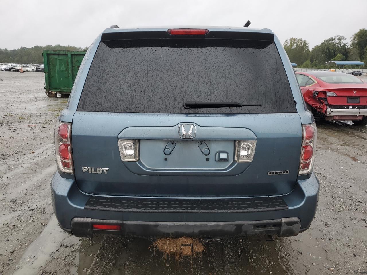 2008 Honda Pilot VIN 5FNYF18768B025619 Copart auction photo, all over damage thumbnail 6