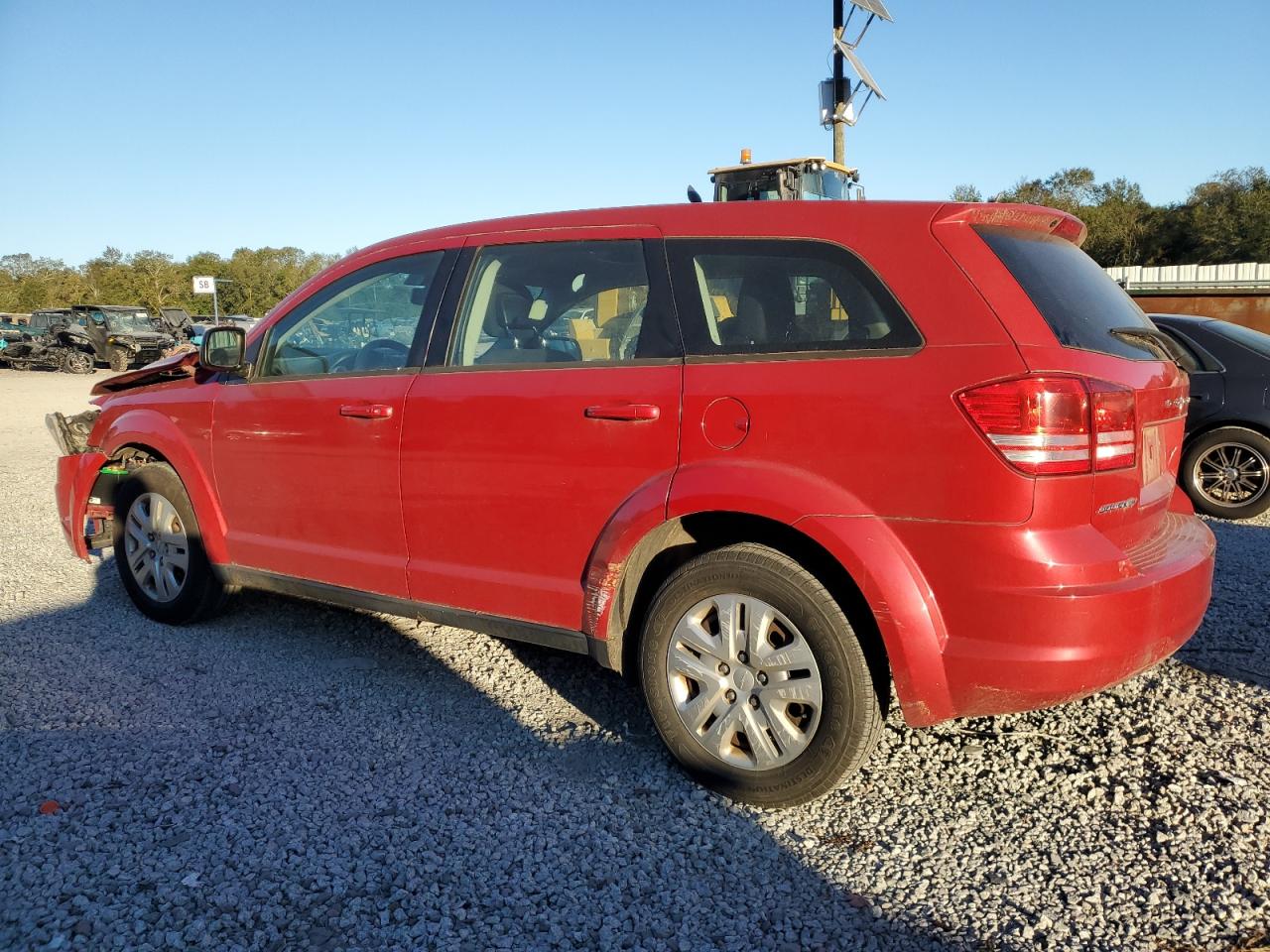 2015 Dodge Journey VIN 3C4PDCAB5FT735900 Copart auction photo, front end / rear end damage thumbnail 2