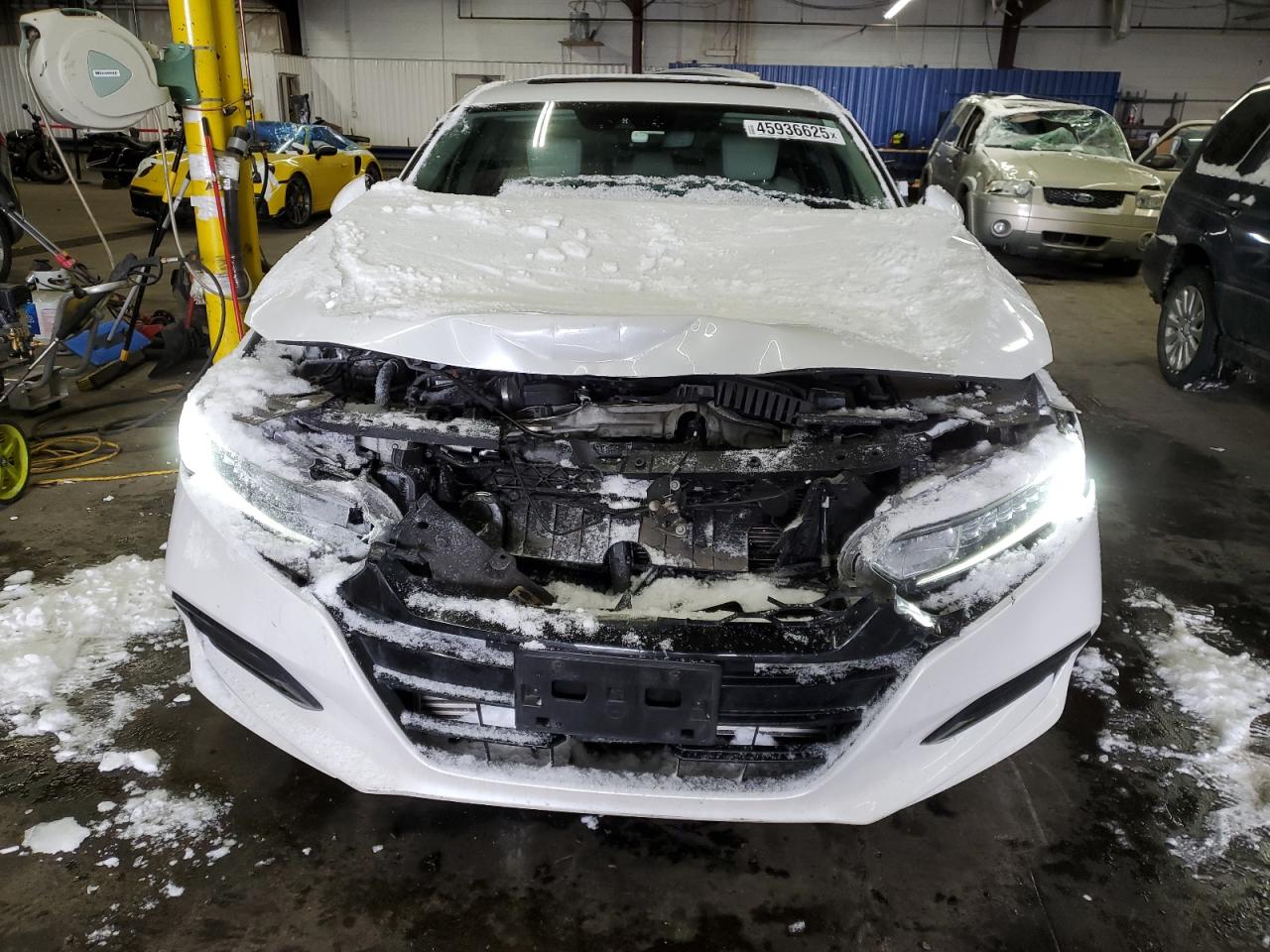 2019 Honda Accord VIN 1HGCV1F5XKA018429 Copart auction photo, front end damage thumbnail 5