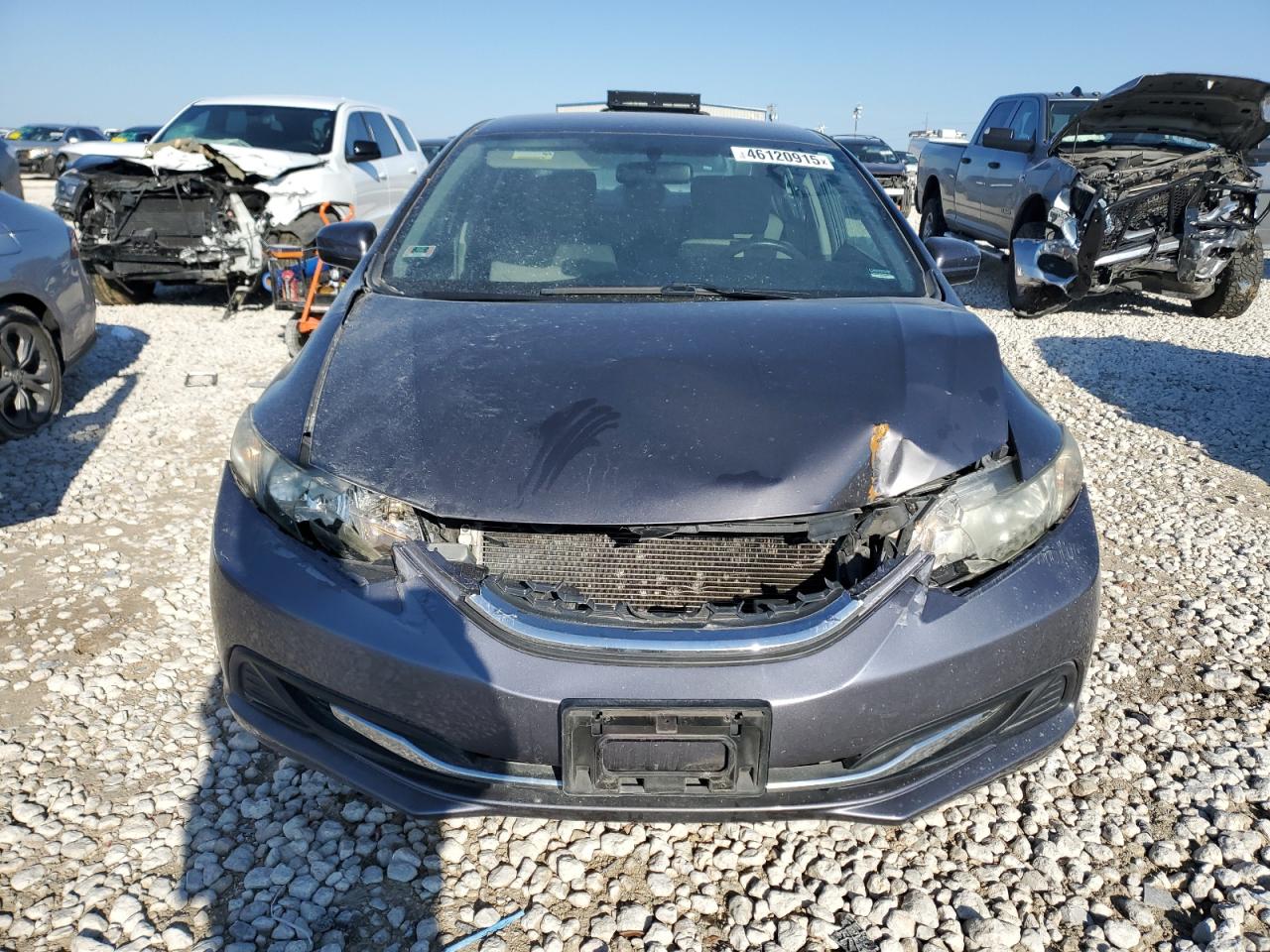 2014 Honda Civic VIN 19XFB2F55EE217318 Copart auction photo, front end / minor dent/scratches damage thumbnail 5