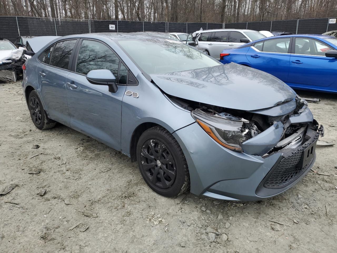 2020 Toyota Corolla VIN 5YFEPRAE5LP133928 Copart auction photo, front end / rear end damage thumbnail 4