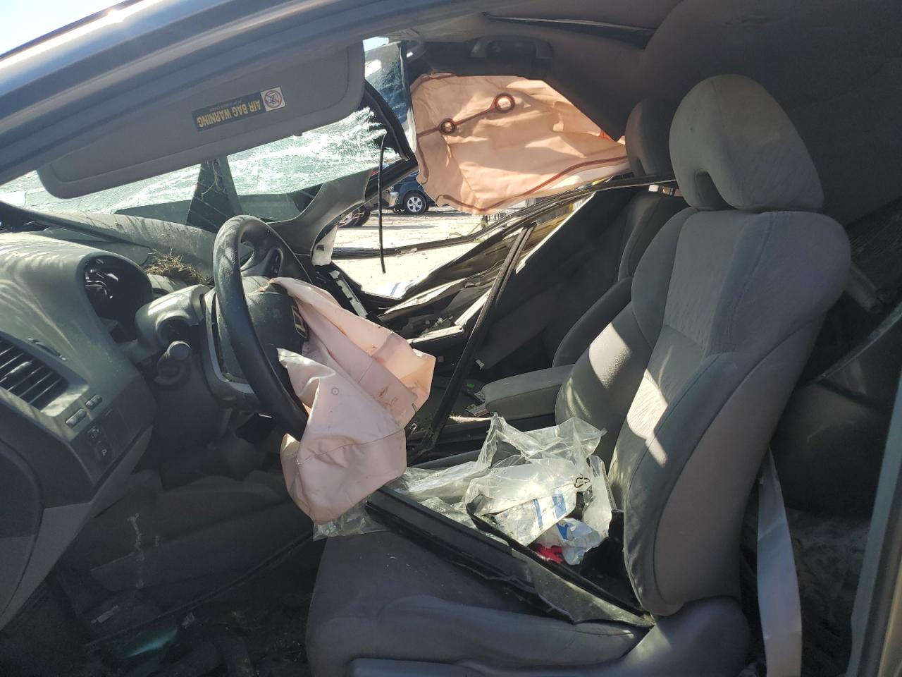 2008 Honda Civic VIN 2HGFG12828H569763 Copart auction photo, all over / rollover damage thumbnail 7