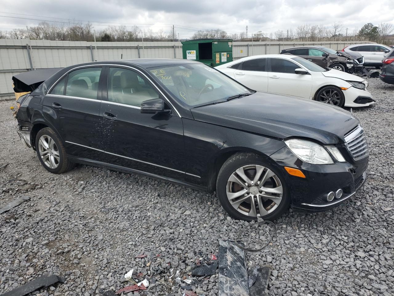 2010 Mercedes-Benz E-klasse VIN WDDHF5GB8AA216363 Copart auction photo, rear end / front end damage thumbnail 4