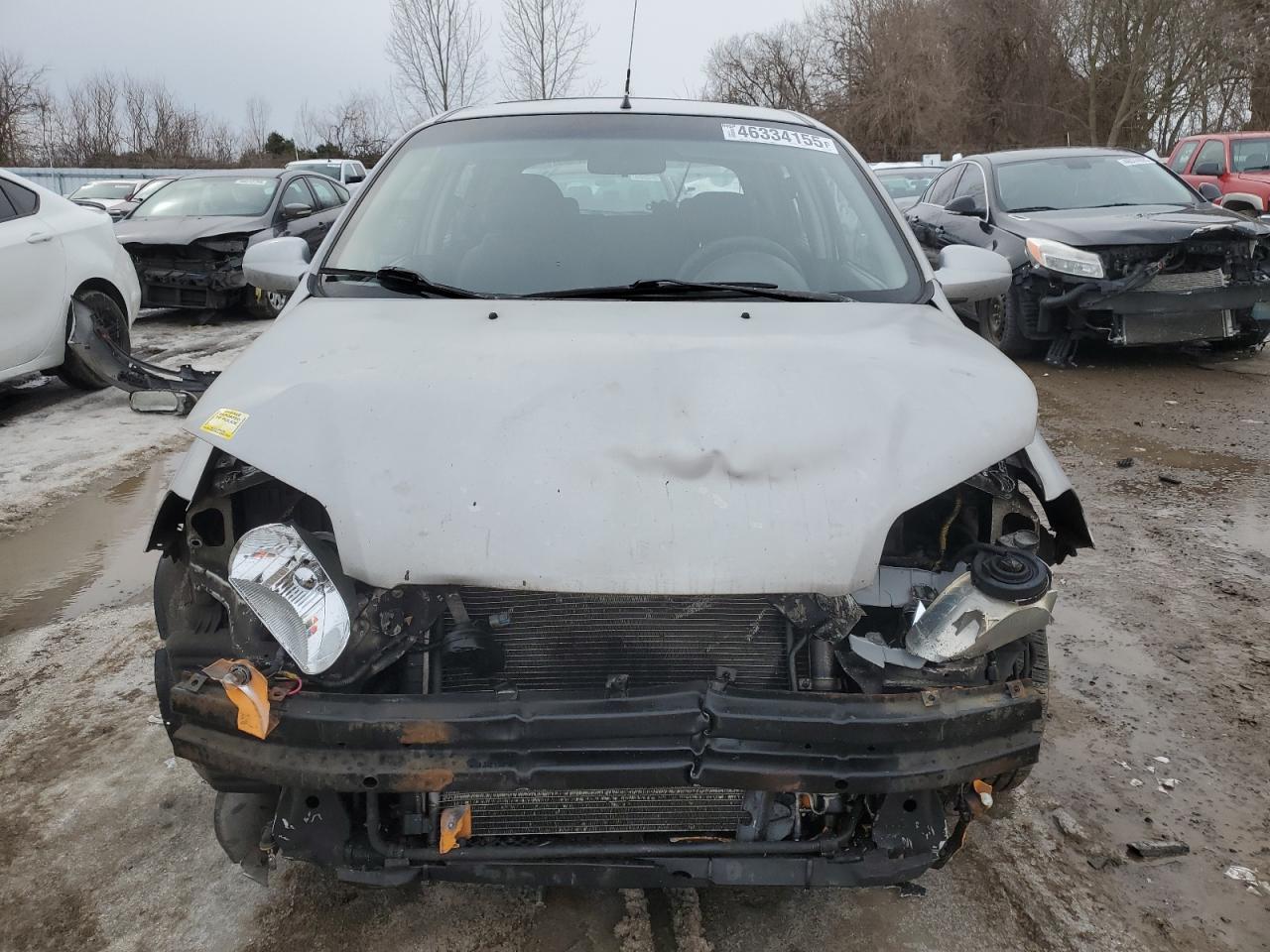 2007 Chevrolet Aveo VIN KL1TG65667B765244 Copart auction photo, front end damage thumbnail 5