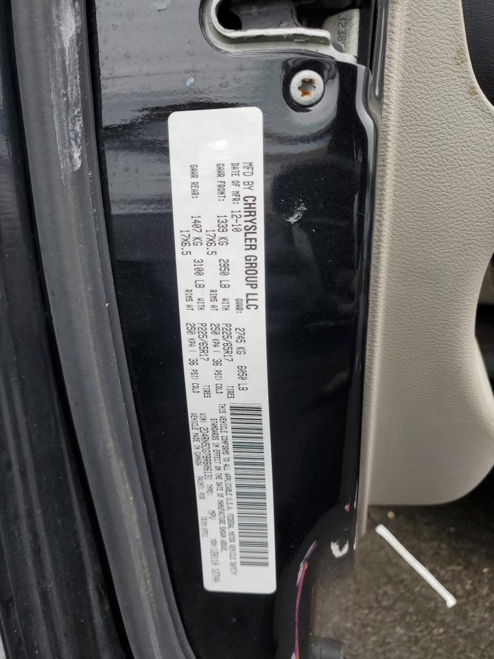 2011 Dodge Caravan VIN 2D4RN5DG7BR606131 Copart auction photo, side / minor dent/scratches damage thumbnail 13