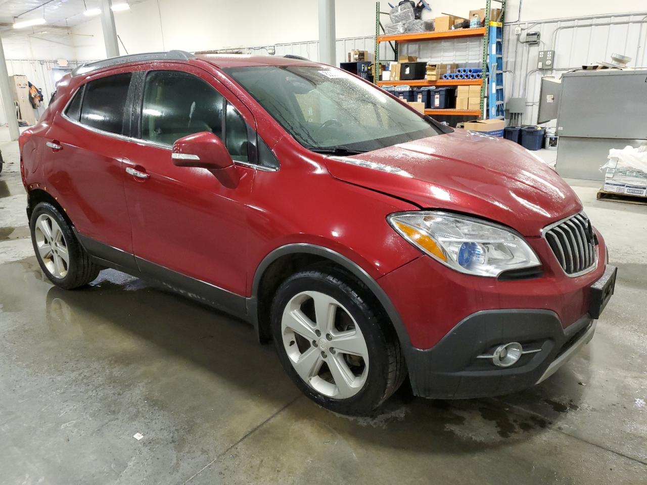 2015 Buick Encore VIN KL4CJBSB6FB038442 Copart auction photo, front end damage thumbnail 4