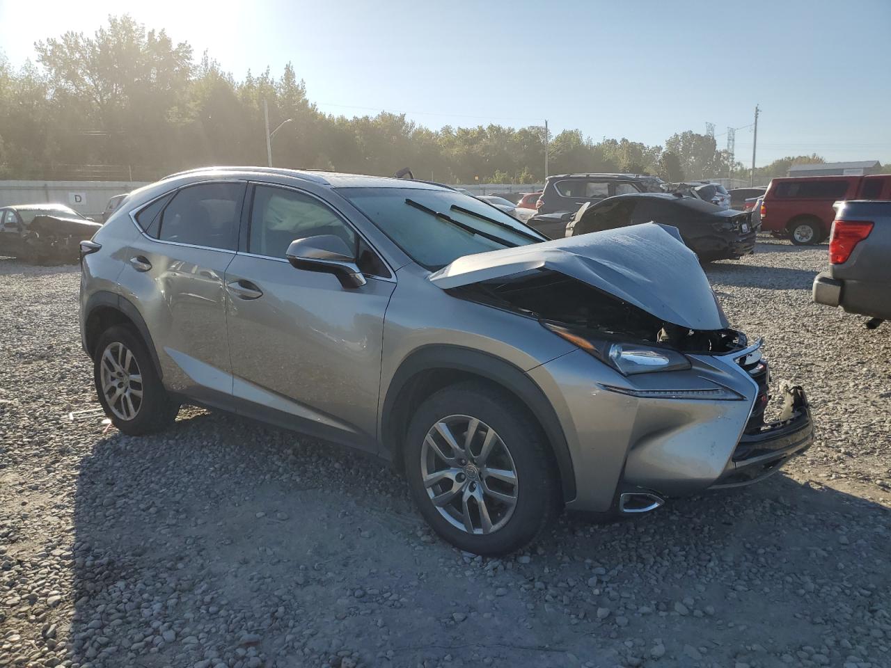 2016 Lexus NX VIN JTJBARBZ4G2078265 Copart auction photo, front end damage thumbnail 4