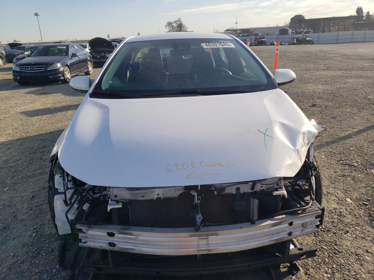 2021 Toyota Corolla VIN 5YFEPMAE8MP206469 Copart auction photo, front end damage thumbnail 5