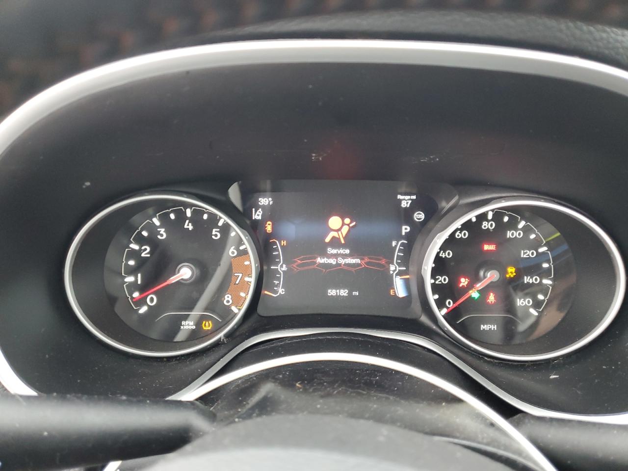 2021 Jeep Compass VIN 3C4NJDCB6MT586669 Copart auction photo, all over damage thumbnail 9