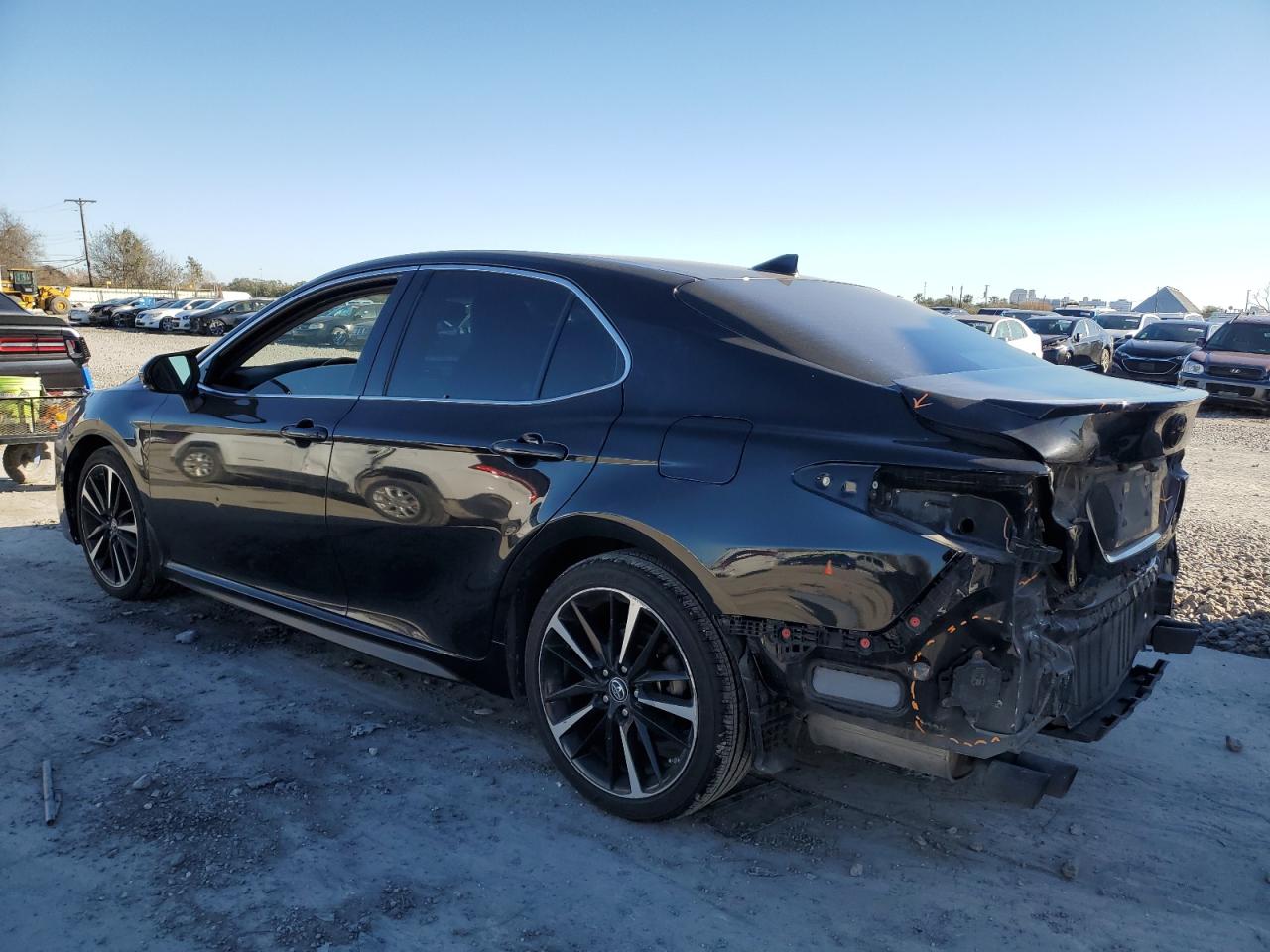 2019 Toyota Camry VIN 4T1B61HK5KU807916 Copart auction photo, rear end damage thumbnail 2