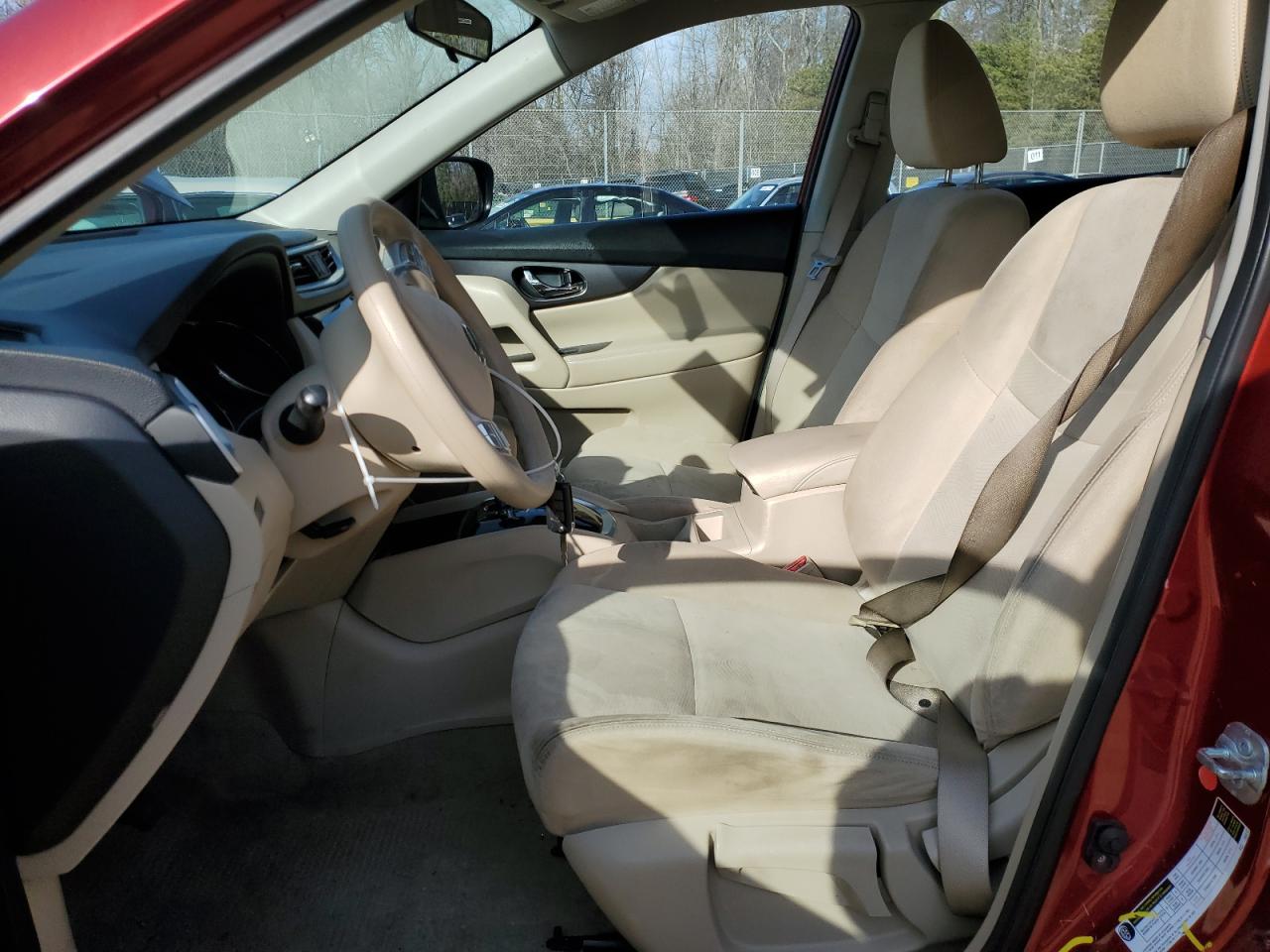 2015 Nissan Rogue VIN KNMAT2MTXFP589165 Copart auction photo, all over damage thumbnail 7