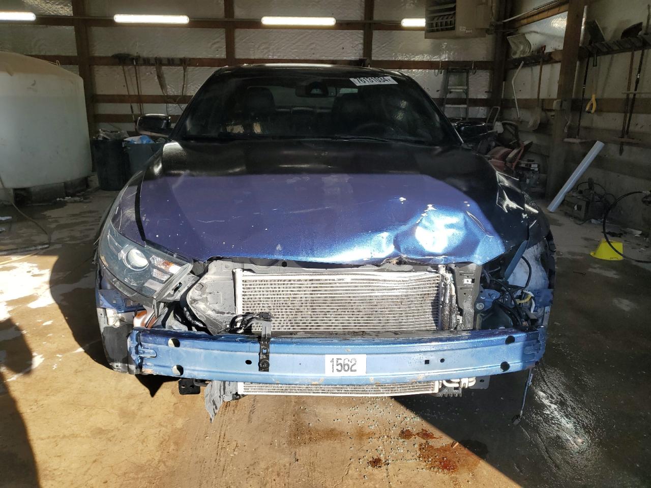 2016 Ford Taurus VIN 1FAHP2KT5GG148864 Copart auction photo, front end damage thumbnail 5