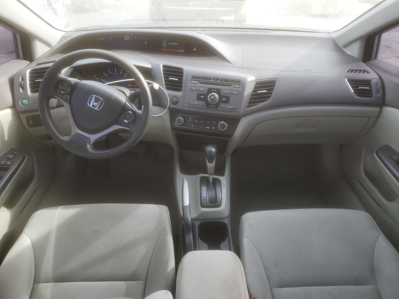 2012 Honda Civic VIN 2HGFB2F56CH599197 Copart auction photo, front end damage thumbnail 8