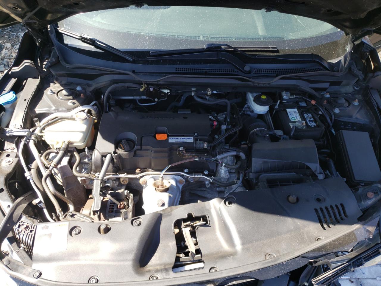 2018 Honda Civic VIN 19XFC2F55JE204852 Copart auction photo, front end / mechanical damage thumbnail 12