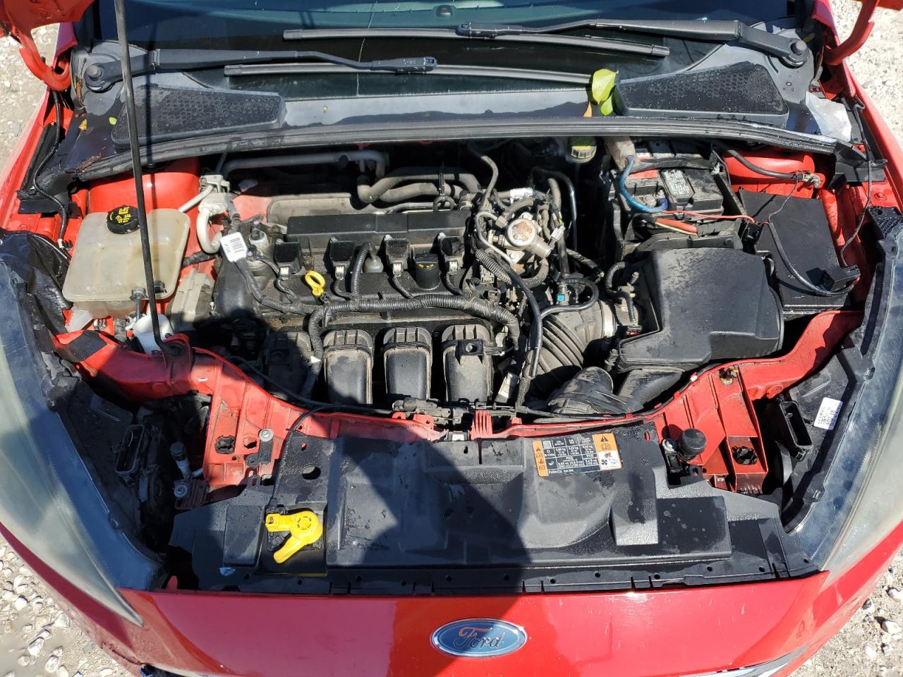 2015 Ford Focus VIN 1FADP3F27FL296462 Copart auction photo, rear end / front end damage thumbnail 12