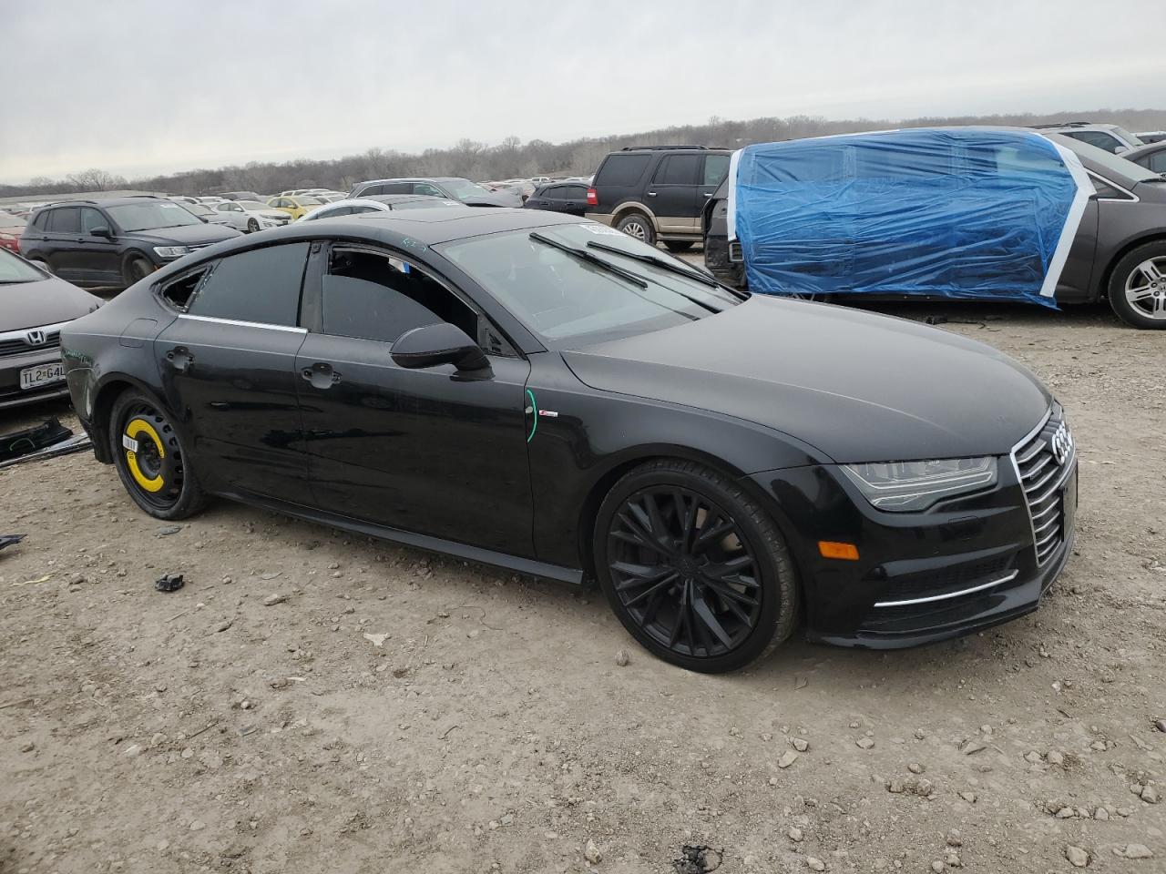 2016 Audi A7 VIN WAUWMAFC2GN011811 Copart auction photo, vandalism damage thumbnail 4