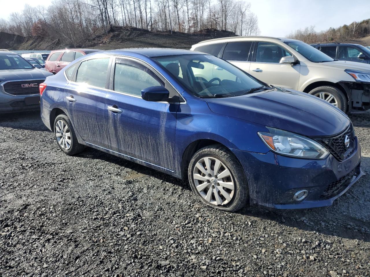 2016 Nissan Sentra VIN 3N1AB7APXGY277857 Copart auction photo, front end / side damage thumbnail 4