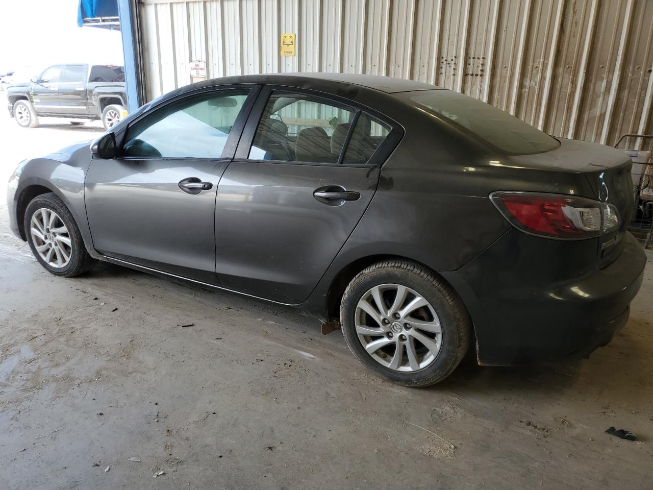 2012 Mazda 3 VIN JM1BL1V73C1553915 Copart auction photo, front end / hail damage thumbnail 2