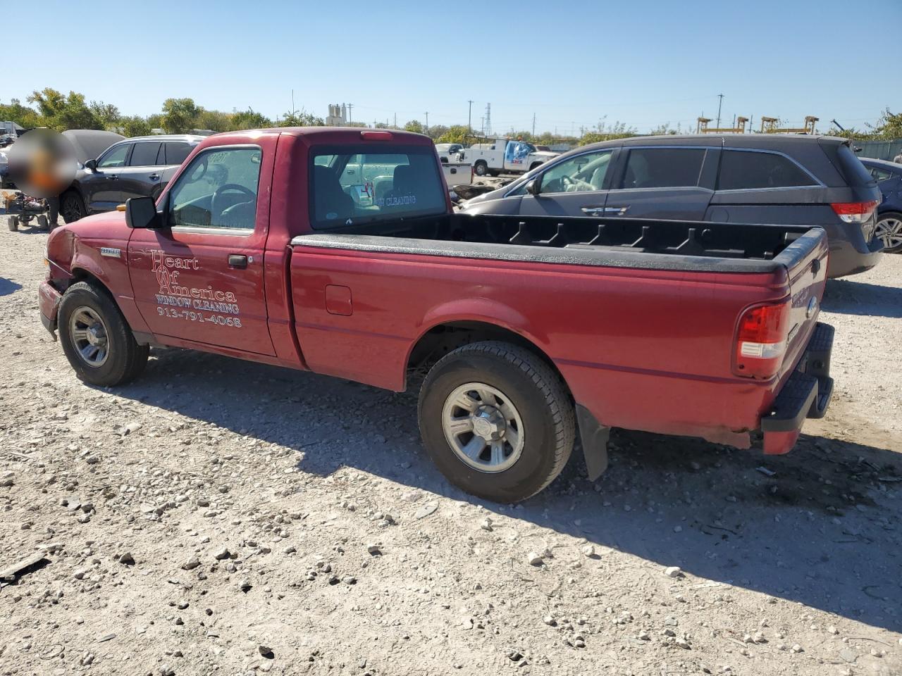 2007 Ford Ranger VIN 1FTYR10D27PA21418 Copart auction photo, front end / undercarriage damage thumbnail 2