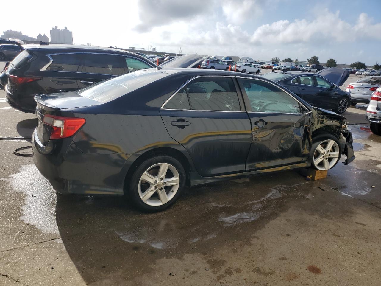 2012 Toyota Camry VIN 4T1BF1FK6CU029369 Copart auction photo, front end / side damage thumbnail 3