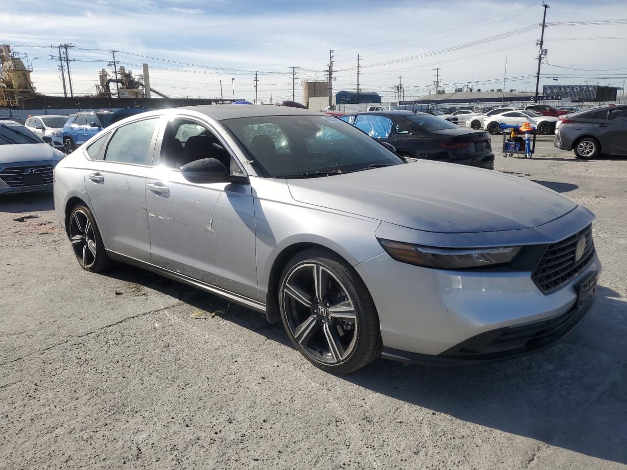 2023 Honda Accord VIN 1HGCY2F54PA047803 Copart auction photo, side damage thumbnail 4