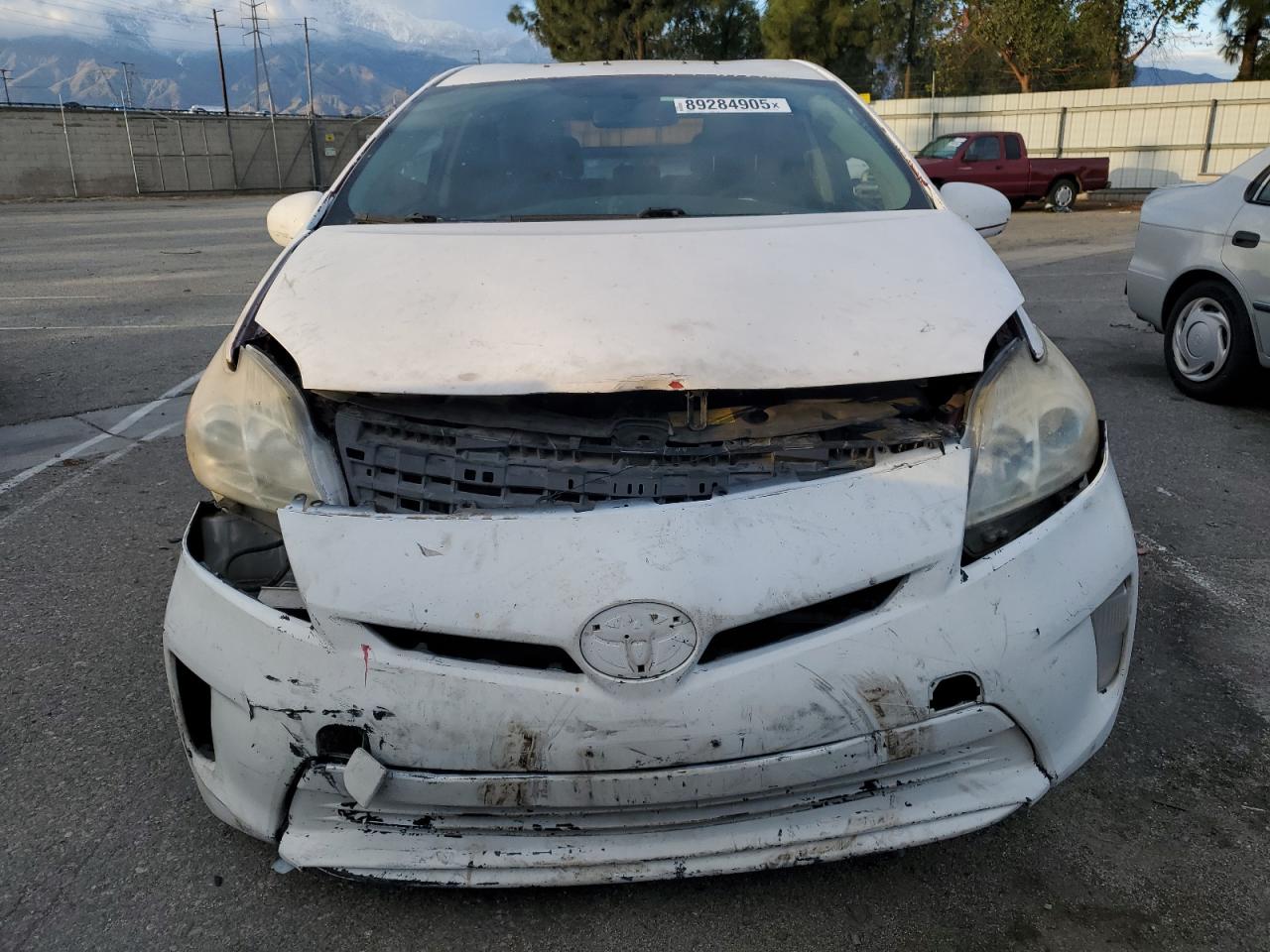2014 Toyota Prius VIN JTDKN3DU8E1824533 Copart auction photo, front end / rear end damage thumbnail 5