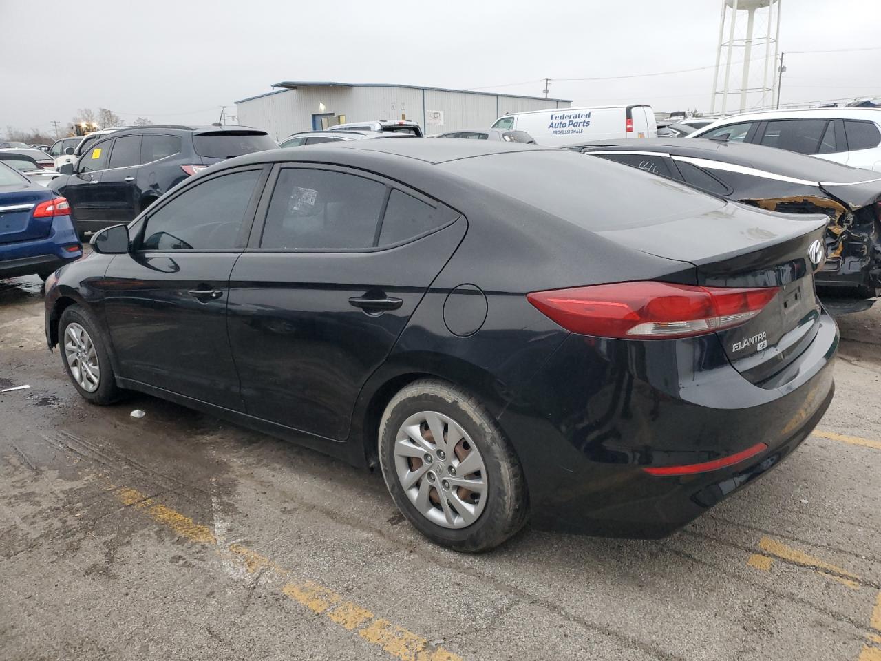 2018 Hyundai Elantra VIN KMHD74LF5JU490994 Copart auction photo, normal wear damage thumbnail 2