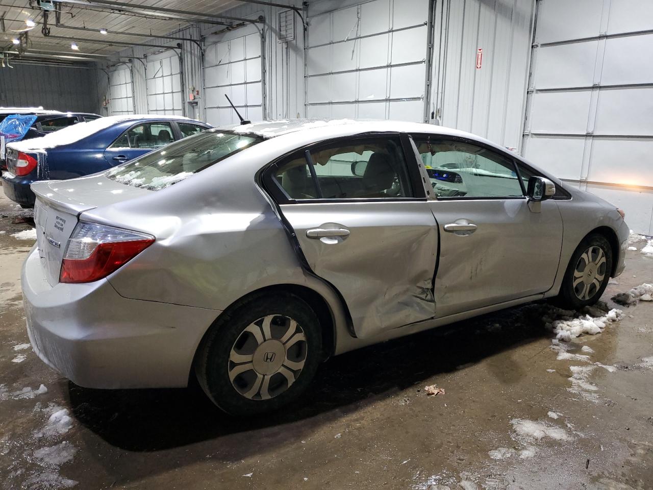 2012 Honda Civic VIN JHMFB4F25CS002287 Copart auction photo, all over damage thumbnail 3
