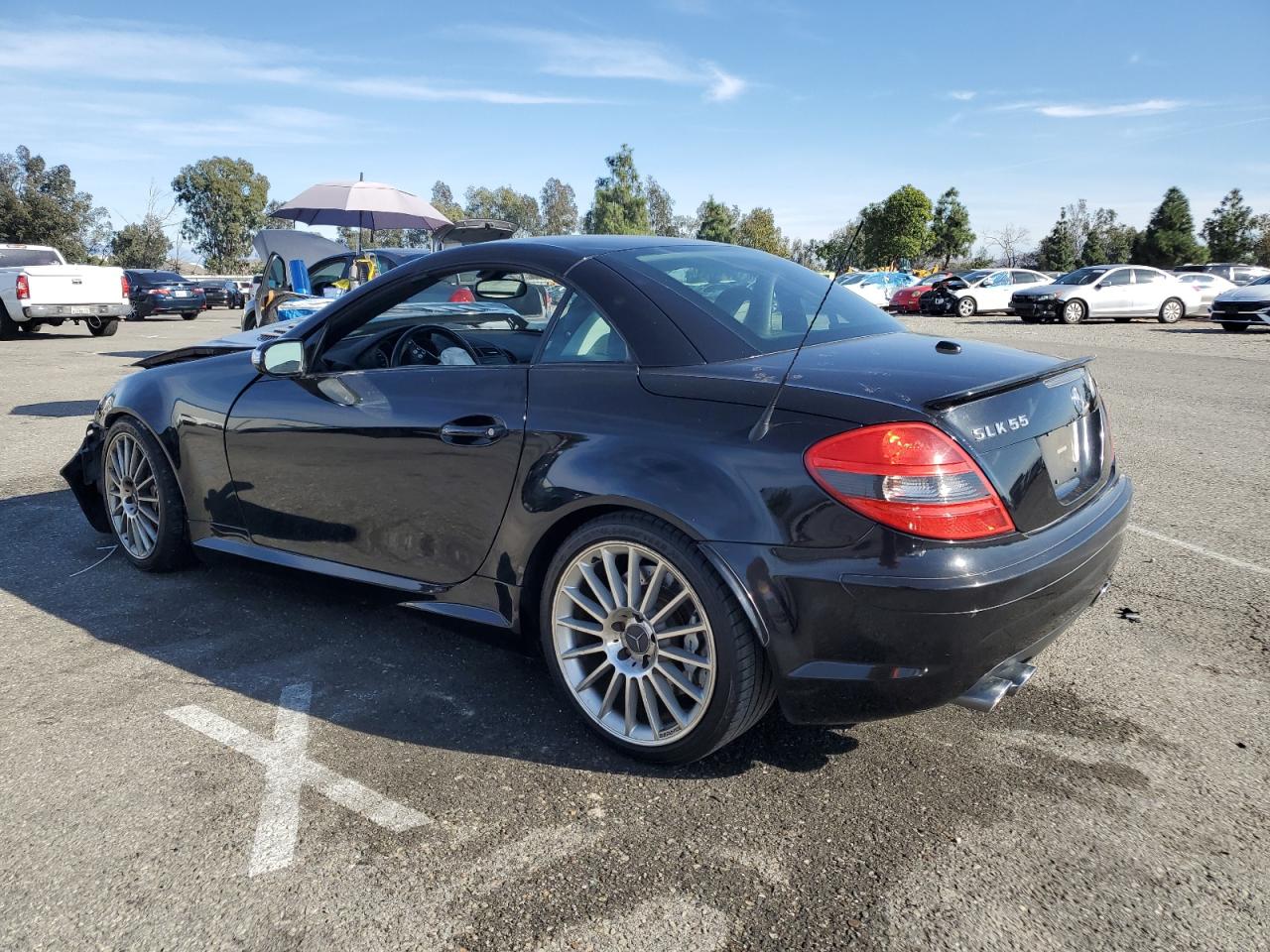 2006 Mercedes-Benz SLK-klasse VIN WDBWK73F06F082698 Copart auction photo, front end damage thumbnail 2