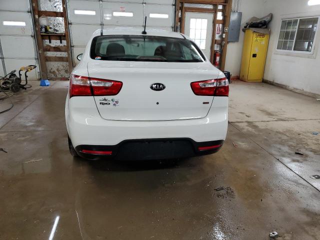 2014 KIA Rio VIN KNADM4A35E6399074 Copart auction photo, normal wear damage thumbnail 6