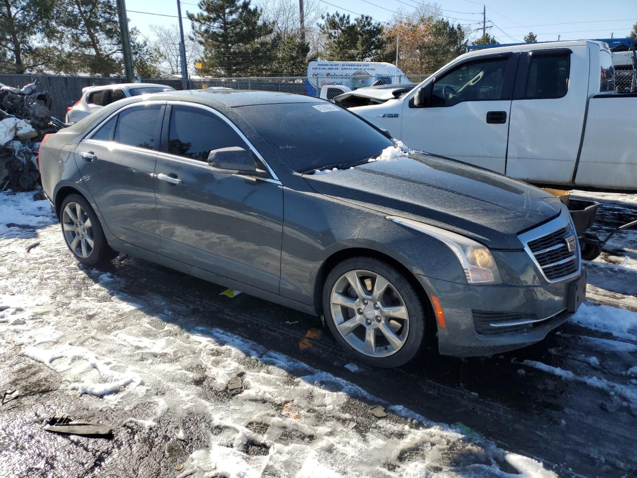 2015 Cadillac ATS VIN 1G6AH5R32F0129277 Copart auction photo, rear end damage thumbnail 4
