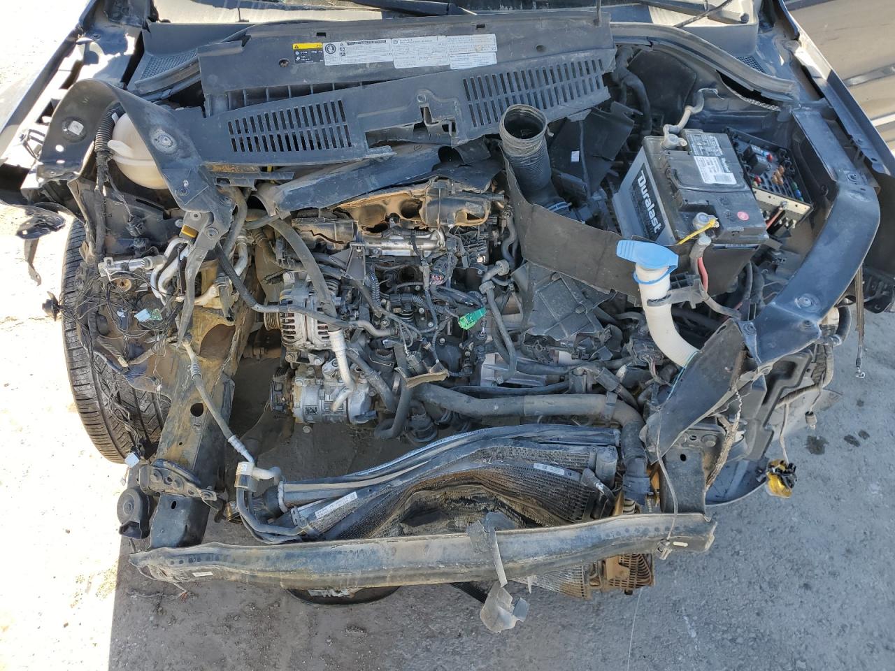 2016 Volkswagen Tiguan VIN WVGBV7AX1GW578495 Copart auction photo, front end / rear end damage thumbnail 12