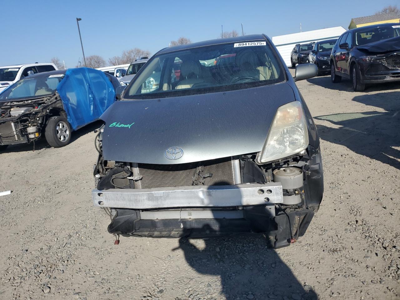 2005 Toyota Prius VIN JTDKB20U953082558 Copart auction photo, front end / side damage thumbnail 5