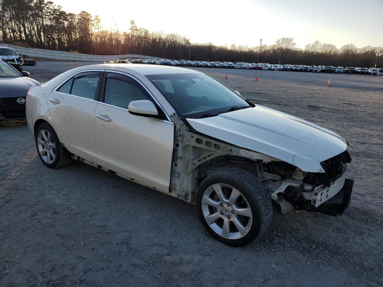 2014 Cadillac ATS VIN 1G6AG5RX9E0132214 Copart auction photo, front end / minor dent/scratches damage thumbnail 4