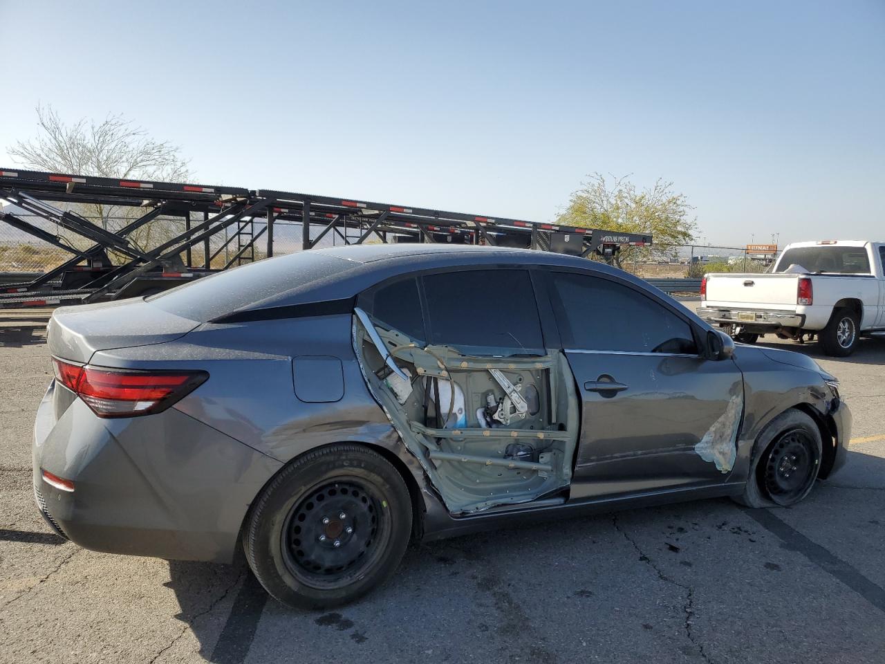 2022 Nissan Sentra VIN 3N1AB8BV5NY277720 Copart auction photo, all over damage thumbnail 3