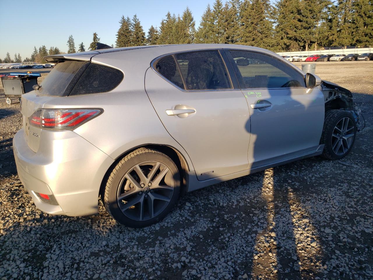 2015 Lexus CT VIN JTHKD5BH7F2236587 Copart auction photo, front end damage thumbnail 3
