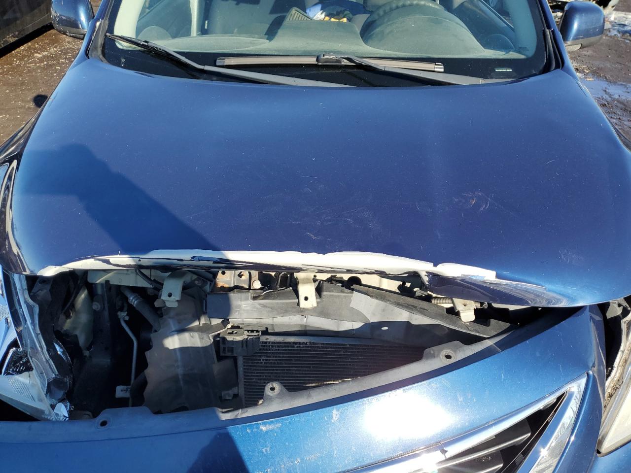2012 Nissan Versa VIN 3N1CN7AP8CL880295 Copart auction photo, front end / side damage thumbnail 11