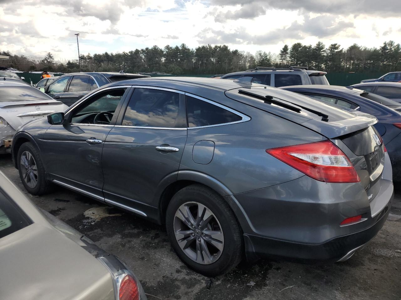 2013 Honda Crosstour VIN 5J6TF2H50DL001395 Copart auction photo, side damage thumbnail 2