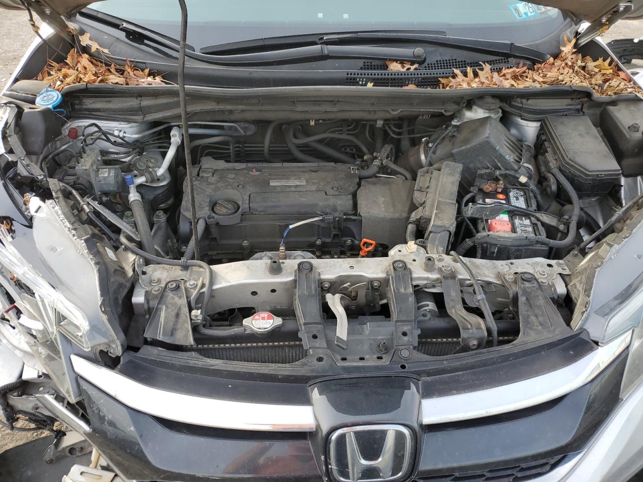 2016 Honda CR-V VIN 5J6RM4H9XGL134085 Copart auction photo, front end / side damage thumbnail 12