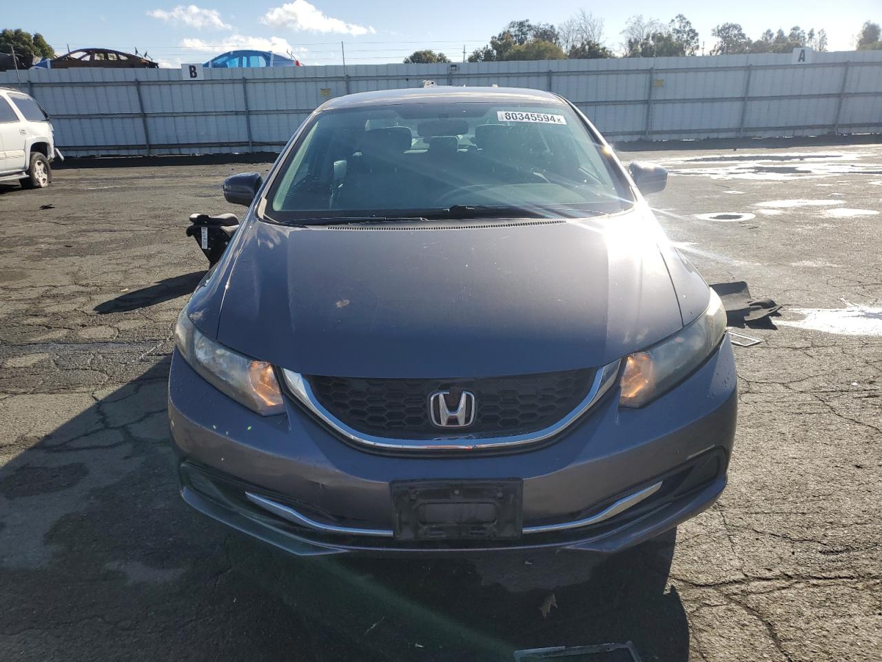 2015 Honda Civic VIN 19XFB2F57FE287159 Copart auction photo, front end / rear end damage thumbnail 5