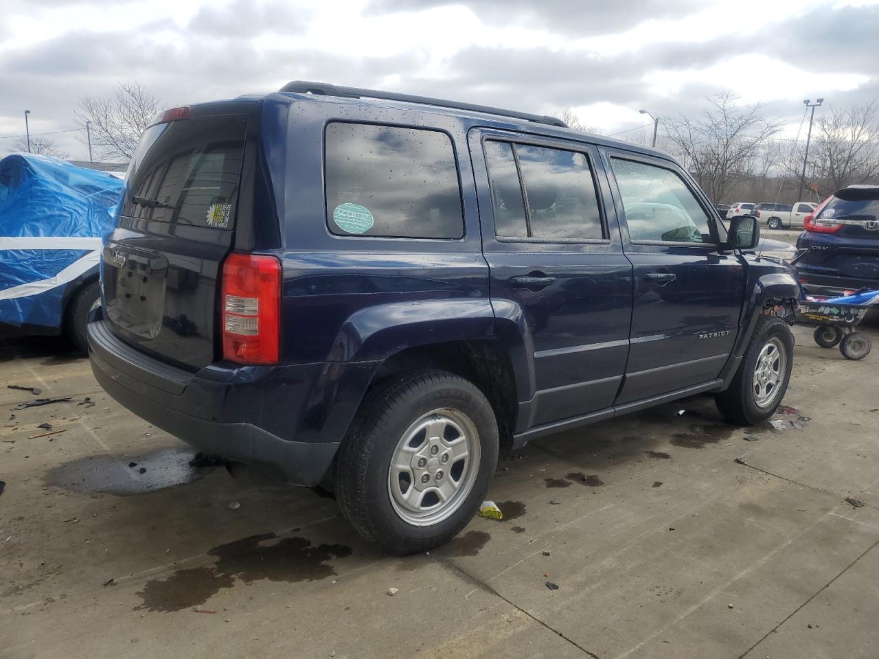 2014 Jeep Liberty (Patriot) VIN 1C4NJRBB0ED550837 Copart auction photo, front end damage thumbnail 3