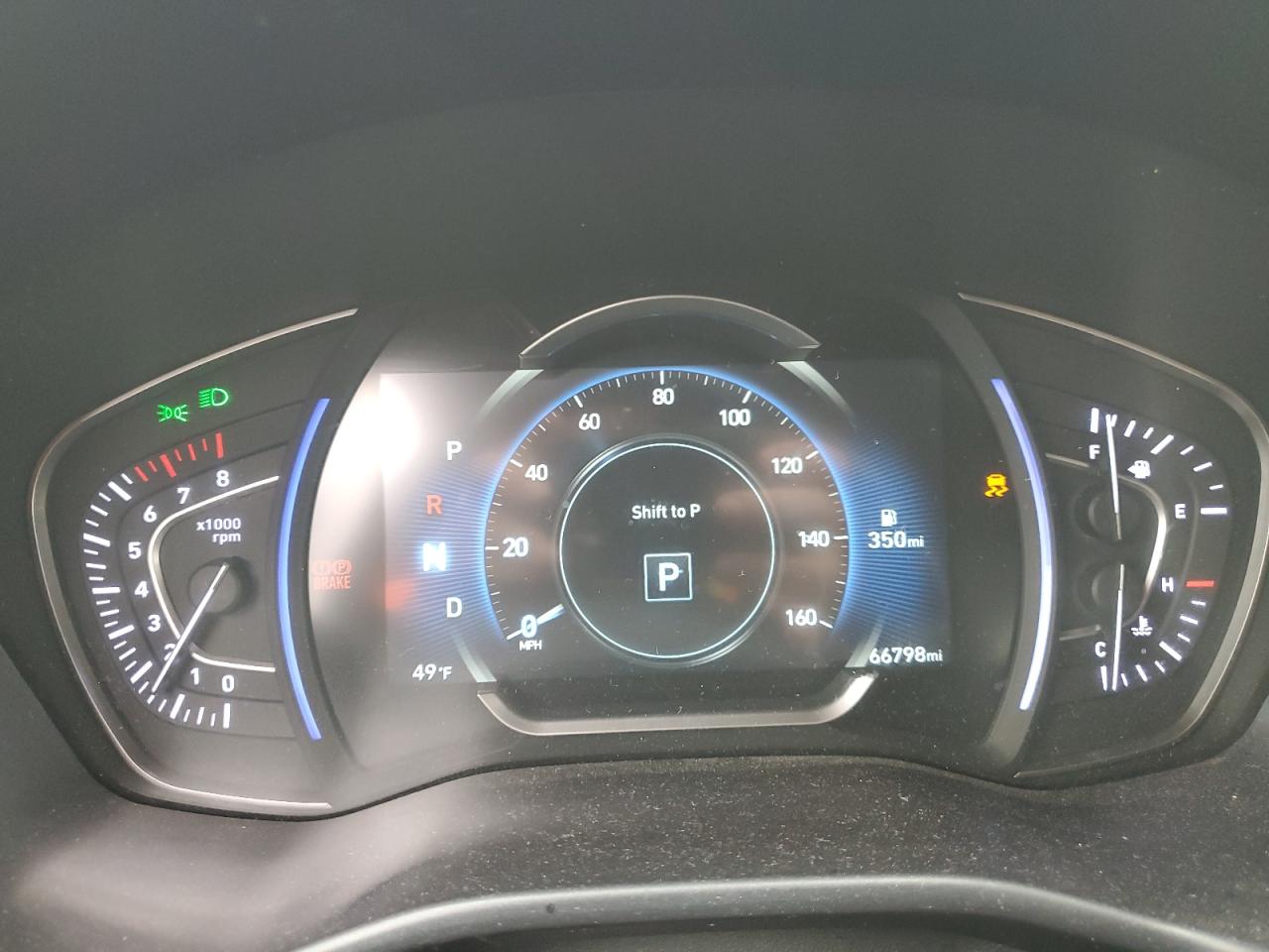 2019 Hyundai Santa Fe VIN 5NMS33AD8KH114687 Copart auction photo, all over damage thumbnail 9